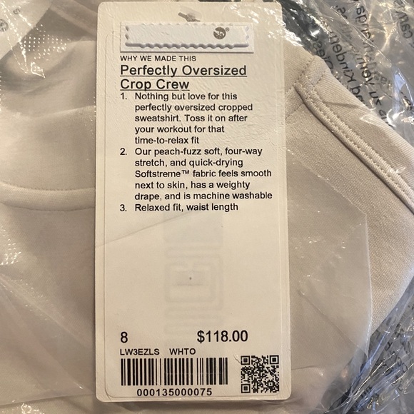 Lululemon Perfectly Oversized Crop Crew - Picture 4 of 9